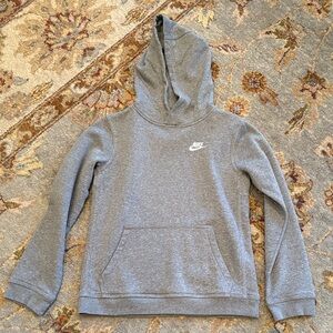 ✨ NWOT ✨ Nike Heather Gray Pullover Hoodie, YL